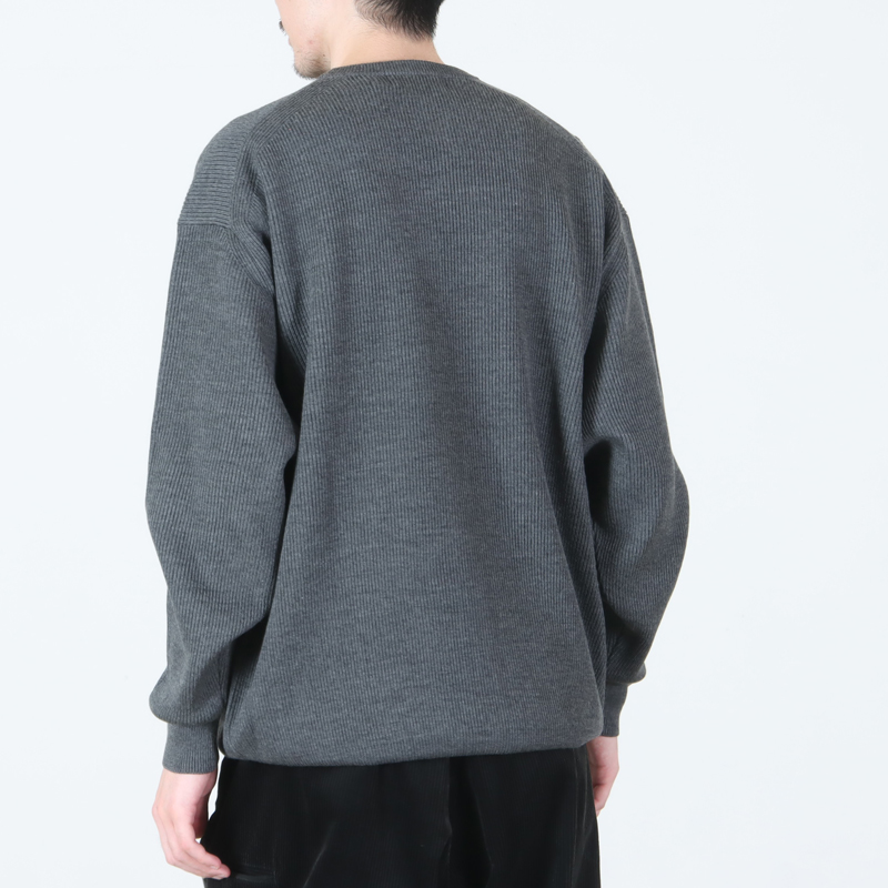 Graphpaper(グラフペーパー) High Density Crew Neck Knit