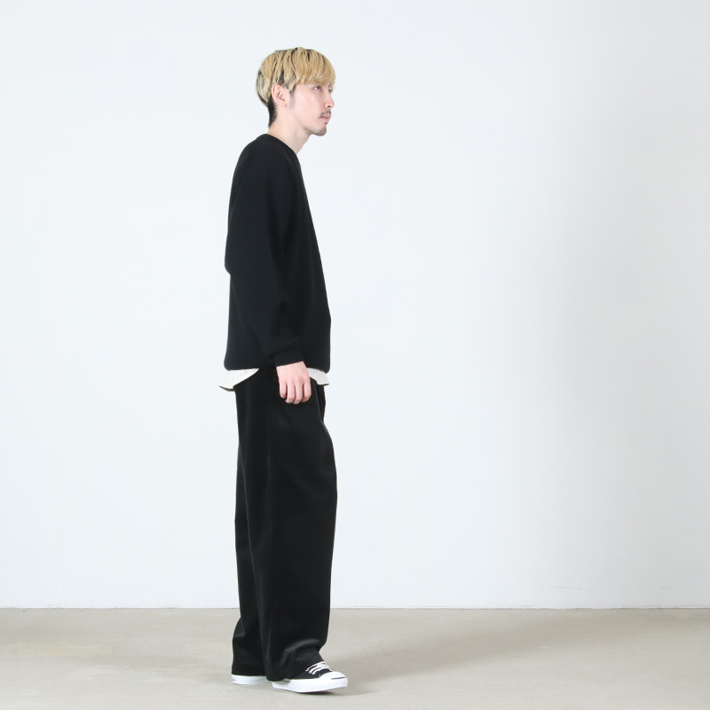 Graphpaper(グラフペーパー) High Density Crew Neck Knit