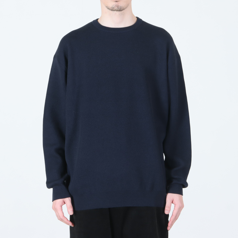 Graphpaper(グラフペーパー) High Density Crew Neck Knit