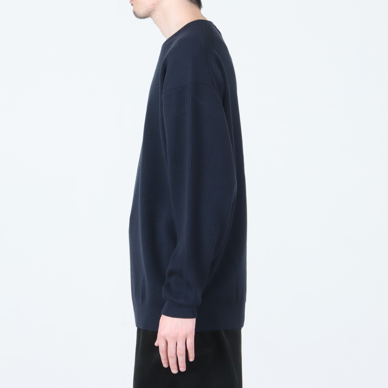 Graphpaper(グラフペーパー) High Density Crew Neck Knit