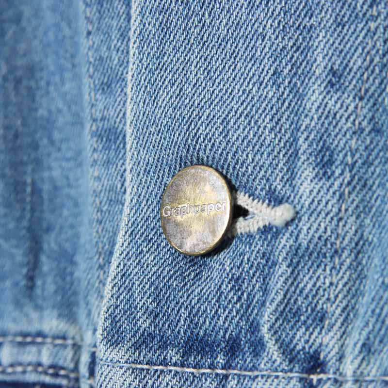 Graphpaper(եڡѡ) Selvage Denim Trucker Jacket Indigo Light Fade