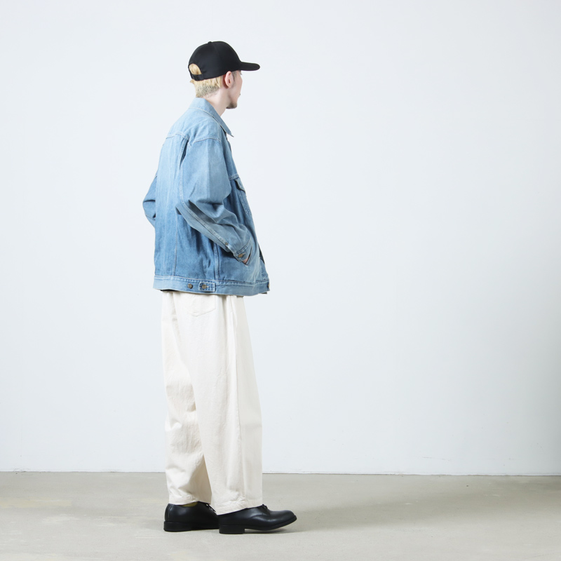 Graphpaper(եڡѡ) Selvage Denim Trucker Jacket Indigo Light Fade
