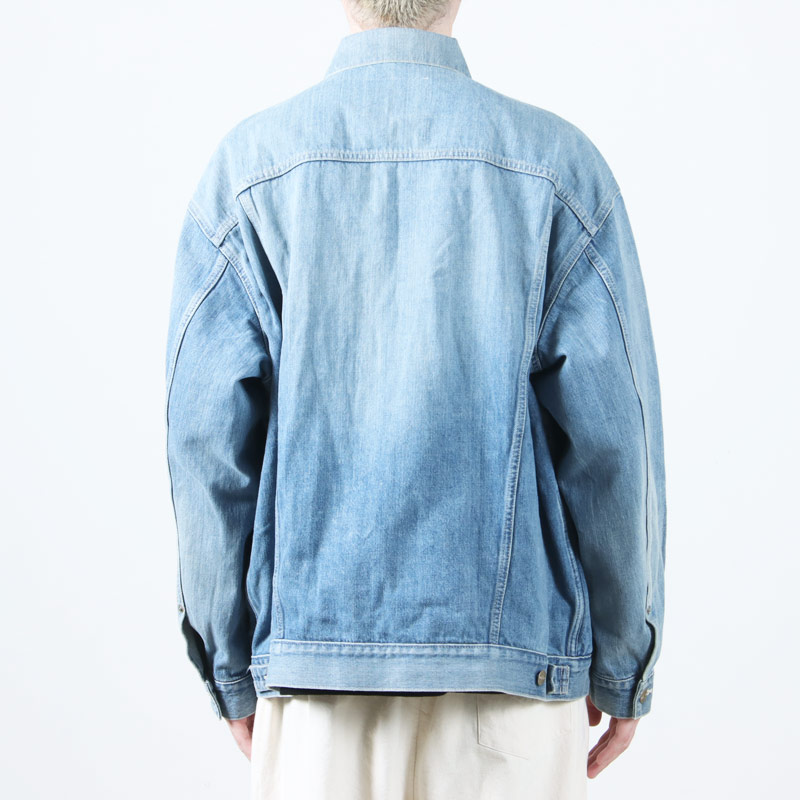 Graphpaper(եڡѡ) Selvage Denim Trucker Jacket Indigo Light Fade