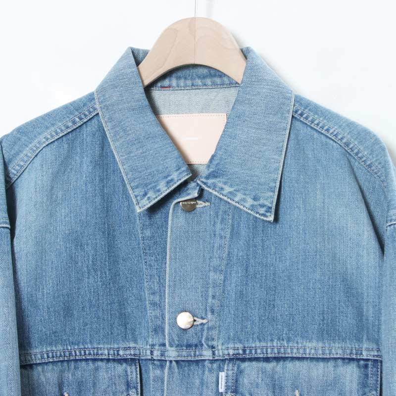 Graphpaper(եڡѡ) Selvage Denim Trucker Jacket Indigo Light Fade