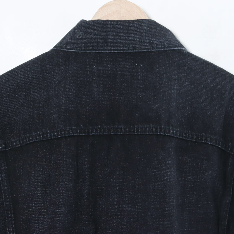 Graphpaper(եڡѡ) Selvage Denim Trucker Jacket Black Dark Fade