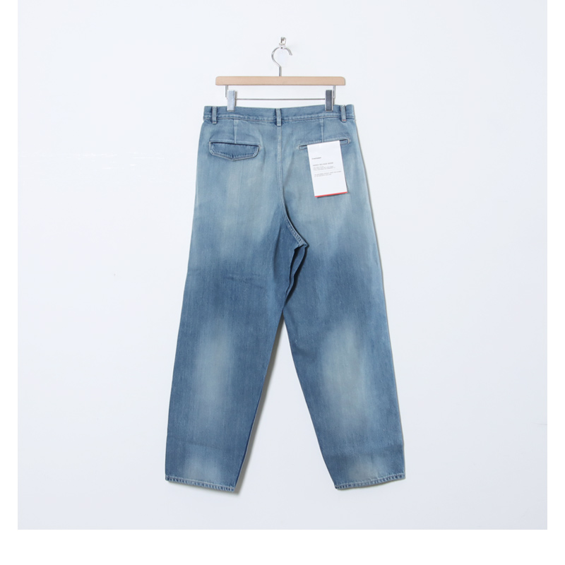 Graphpaper セルビッチ デニムツータックテーパードパンツ ３ Selvage Denim Two Tuck Tapered Pants-セルビッジデニム