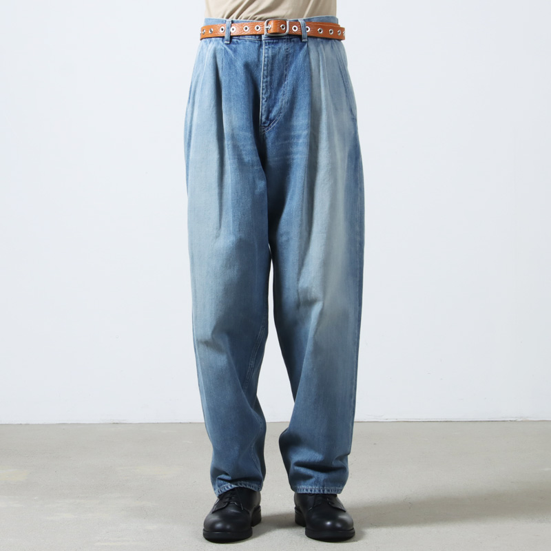 Graphpaper(եڡѡ) Selvage Denim Two Tuck Tapered Pants