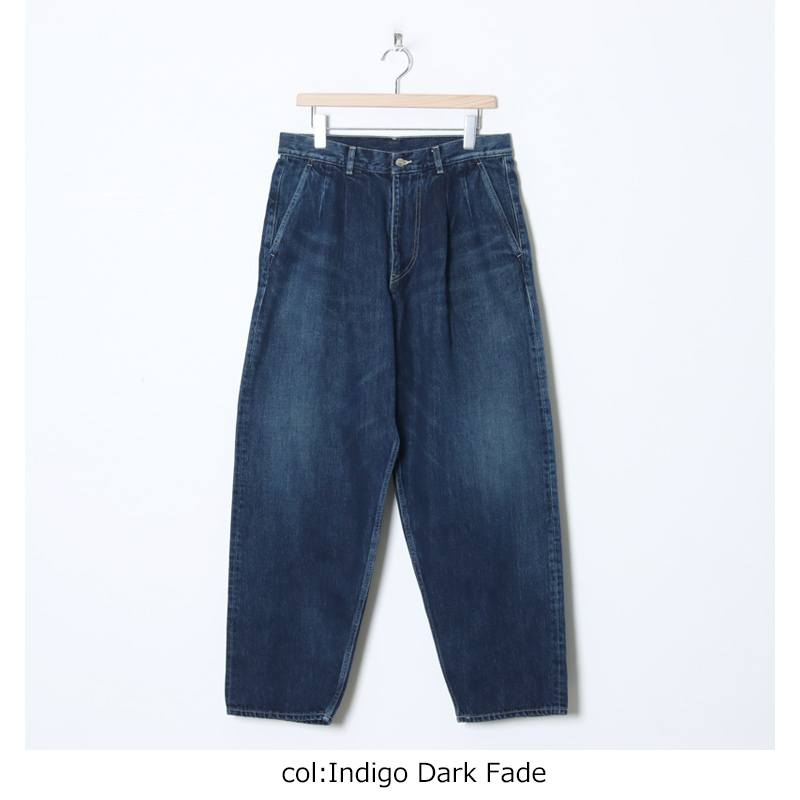 Graphpaper (グラフペーパー) Selvage Denim Two Tuck Tapered
