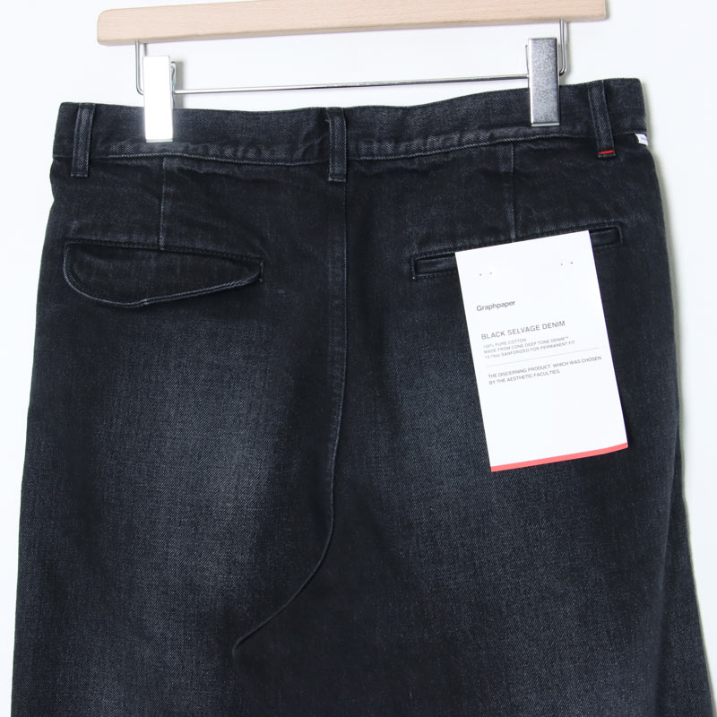 Graphpaper(եڡѡ) Selvage Denim Two Tuck Tapered Pants