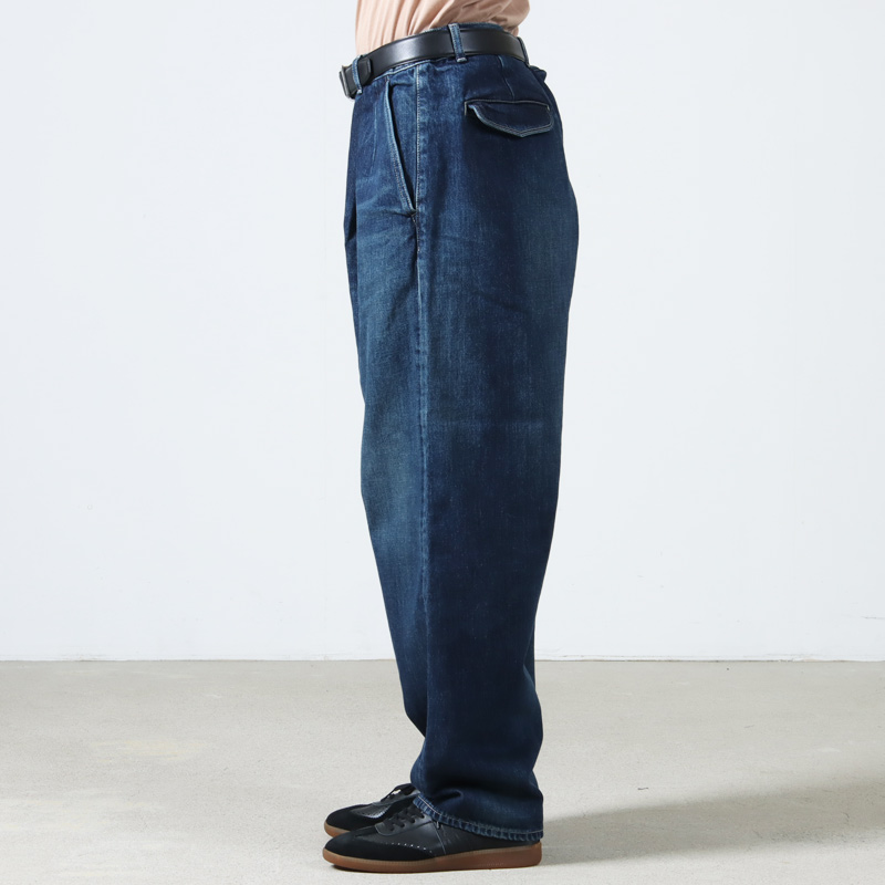 Graphpaper(եڡѡ) Selvage Denim Two Tuck Tapered Pants