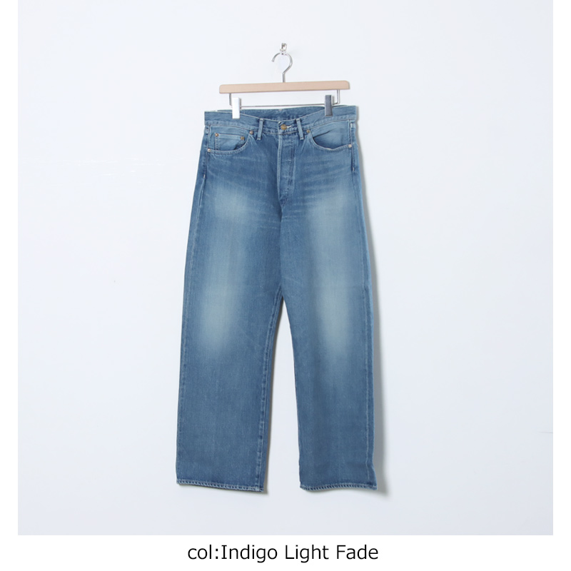 Graphpaper(եڡѡ) Selvage Denim Five Pocket Wide Straight Pants