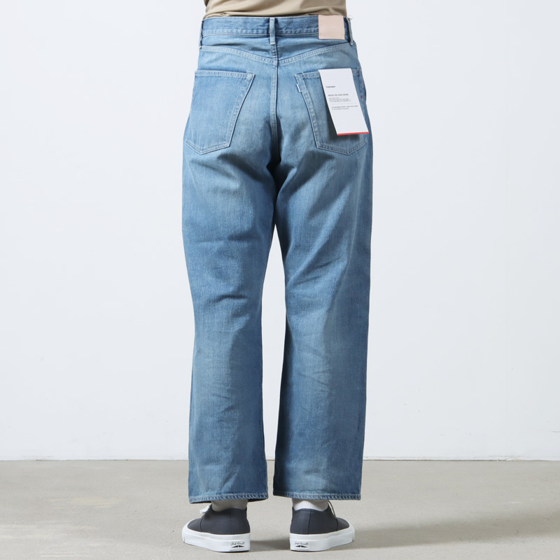 Graphpaper(եڡѡ) Selvage Denim Five Pocket Wide Straight Pants