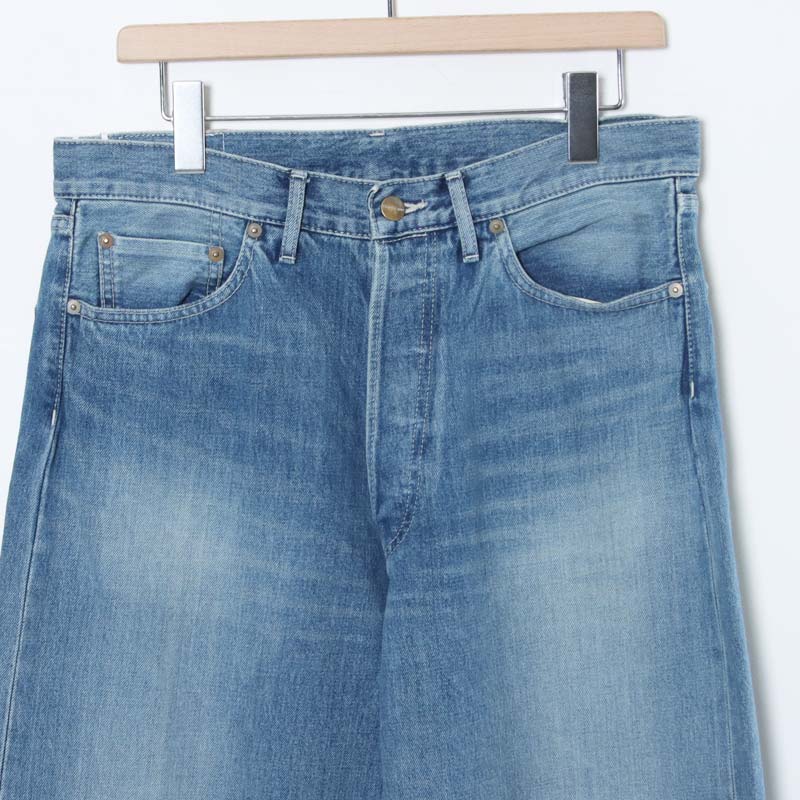 Graphpaper(եڡѡ) Selvage Denim Five Pocket Wide Straight Pants