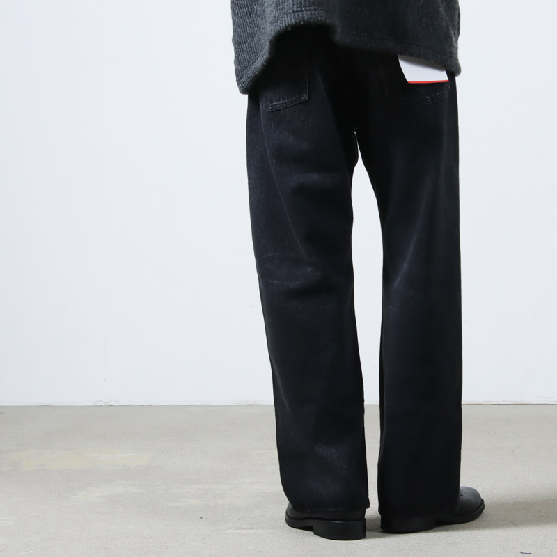 Graphpaper(եڡѡ) Selvage Denim Five Pocket Wide Straight Pants
