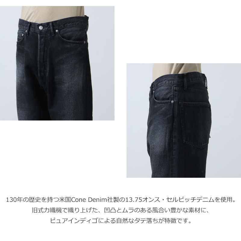 Graphpaper(եڡѡ) Selvage Denim Five Pocket Wide Straight Pants