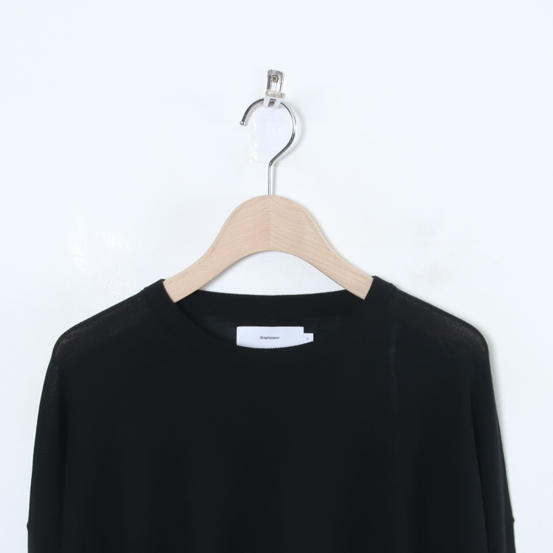 Graphpaper(եڡѡ) High Gauge L/S Oversized Crew Neck Knit