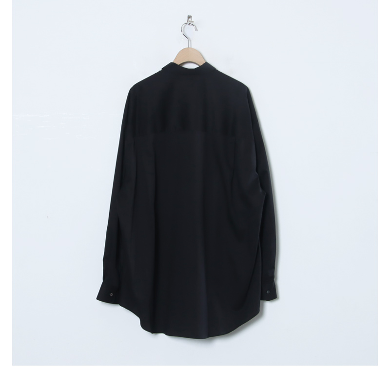 Graphpaper(եڡѡ) Silicon Poplin Oversized Regular Collar Shirt
