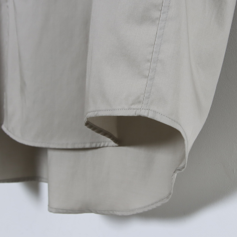 Graphpaper(եڡѡ) Silicon Poplin Oversized Regular Collar Shirt
