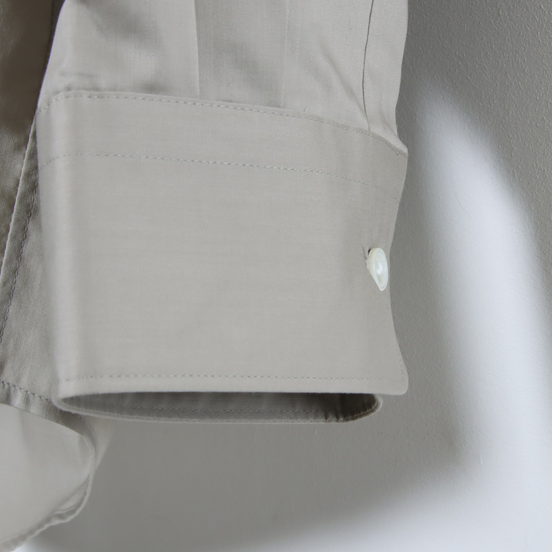 Graphpaper(եڡѡ) Silicon Poplin Oversized Regular Collar Shirt