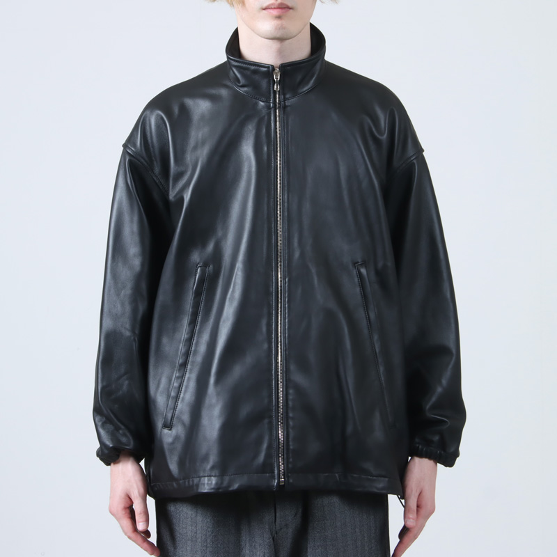 ジャケット・アウター Graphpaper Sheep Leather Track Blouson Sheep Leather Track Blouson – Graphpaper