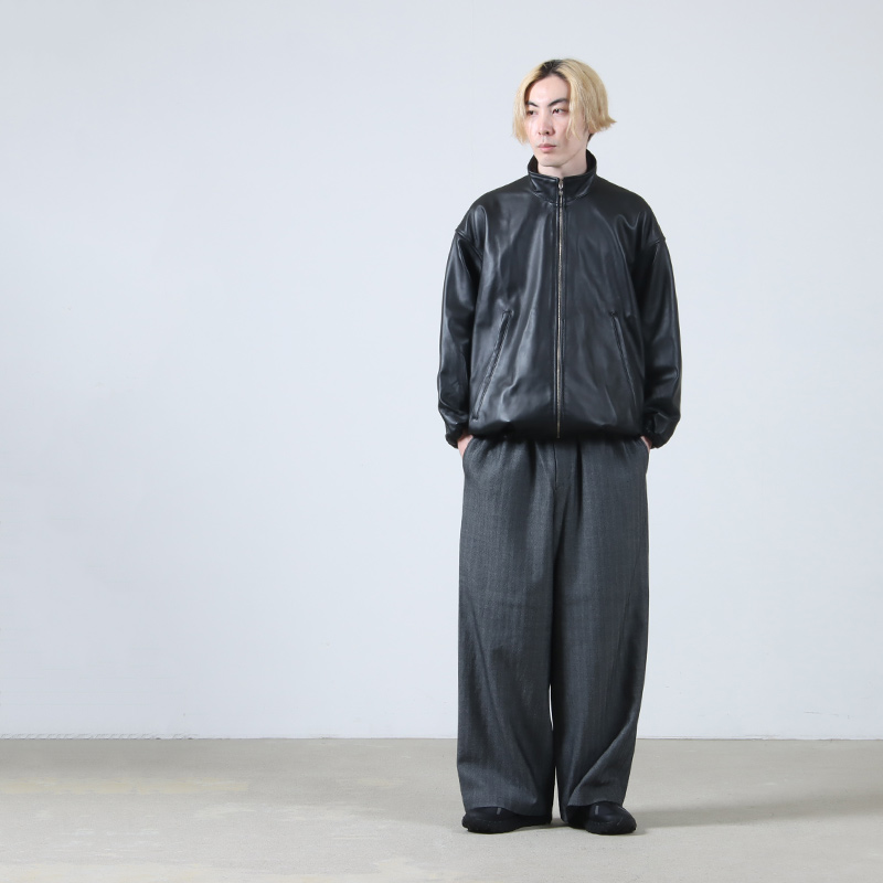 Graphpaper シープレザー シャツ 2022 Graphpaper (グラフペーパー) Sheep Leather Track Blouson