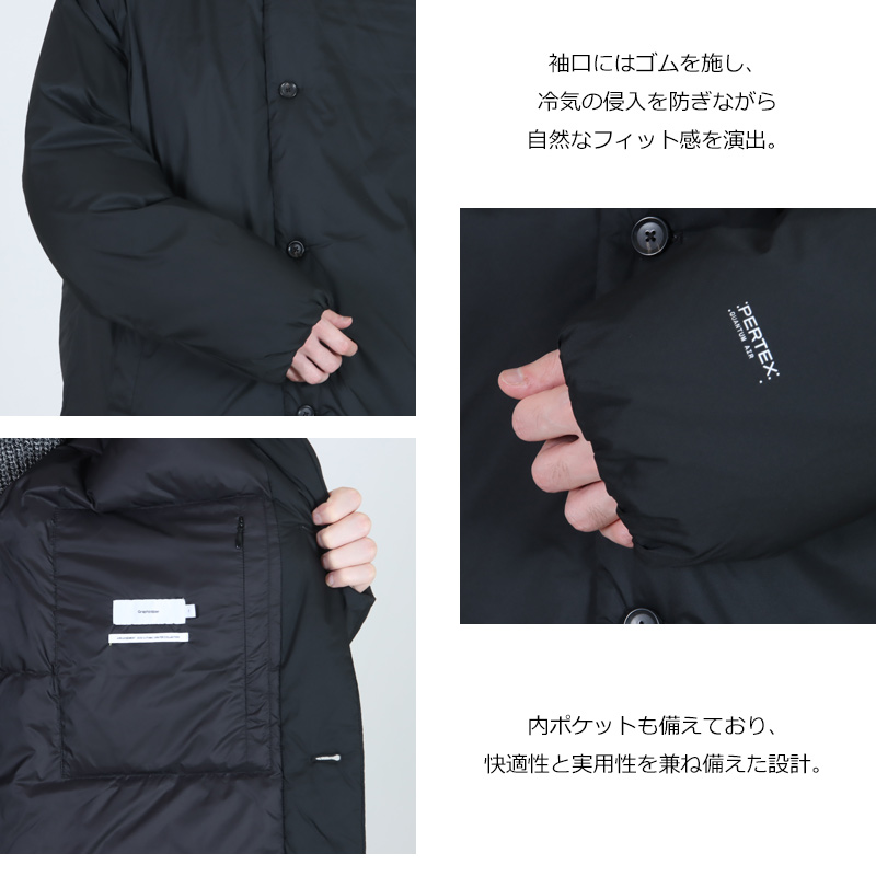 Graphpaper(եڡѡ) PERTEX QUANTUM AIR Bal Collar Down Coat