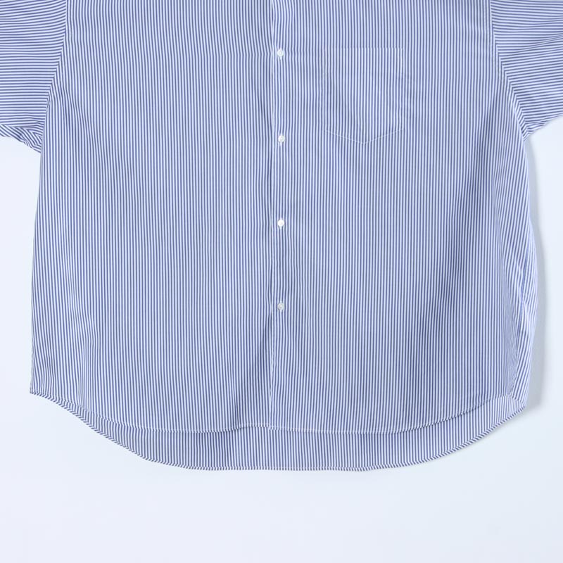 Graphpaper(եڡѡ) Broad Stripe L/S Oversized Regular Collar Shirt