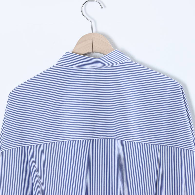 Graphpaper(եڡѡ) Broad Stripe L/S Oversized Regular Collar Shirt