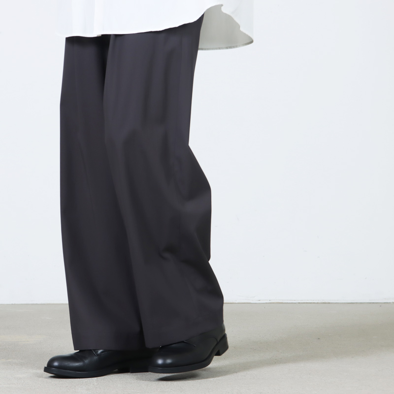 Graphpaper(����եڡ��ѡ�) Brushed Cotton Gabardine Wide Straight Pants