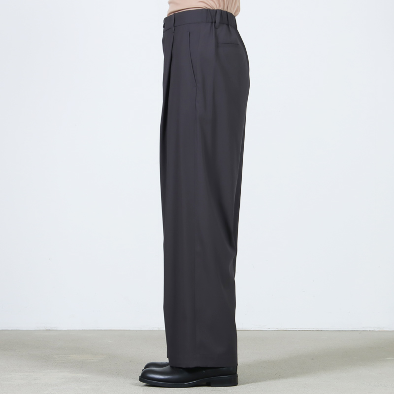 Graphpaper(����եڡ��ѡ�) Brushed Cotton Gabardine Wide Straight Pants