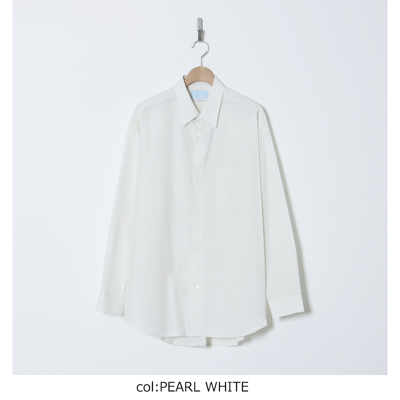 Graphpaper(����եڡ��ѡ�) ALUMO for GP L/S Oversized Regular Collar Shirt