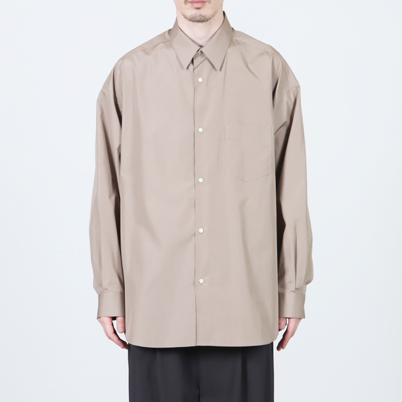 Graphpaper(����եڡ��ѡ�) ALUMO for GP L/S Oversized Regular Collar Shirt