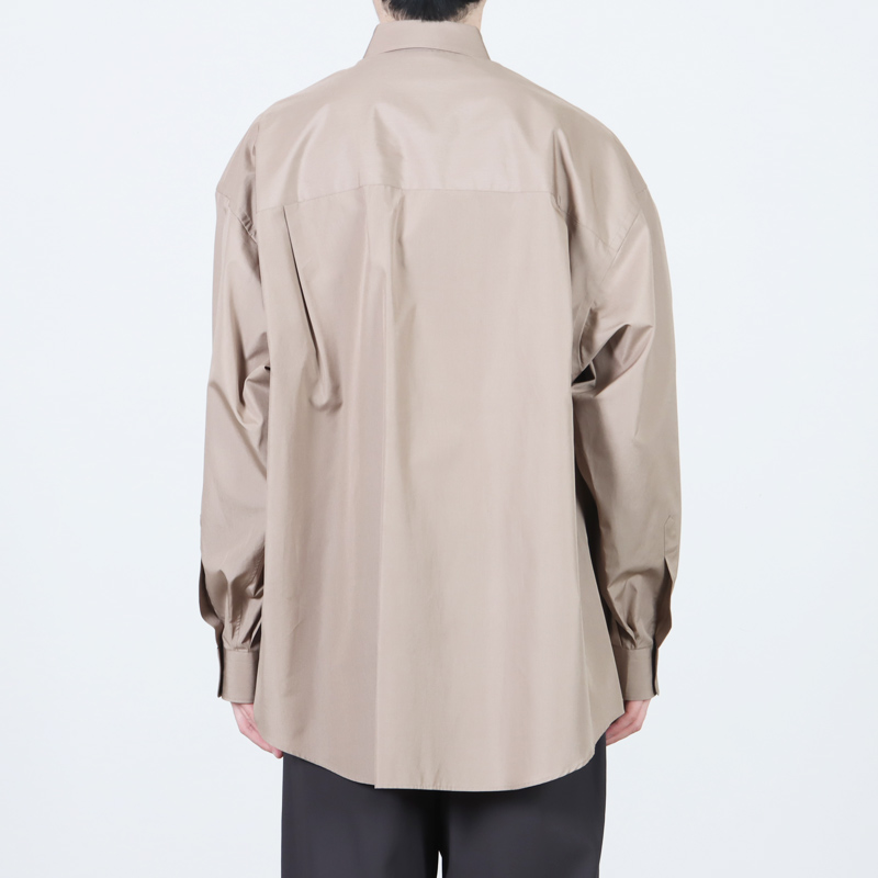 Graphpaper(����եڡ��ѡ�) ALUMO for GP L/S Oversized Regular Collar Shirt