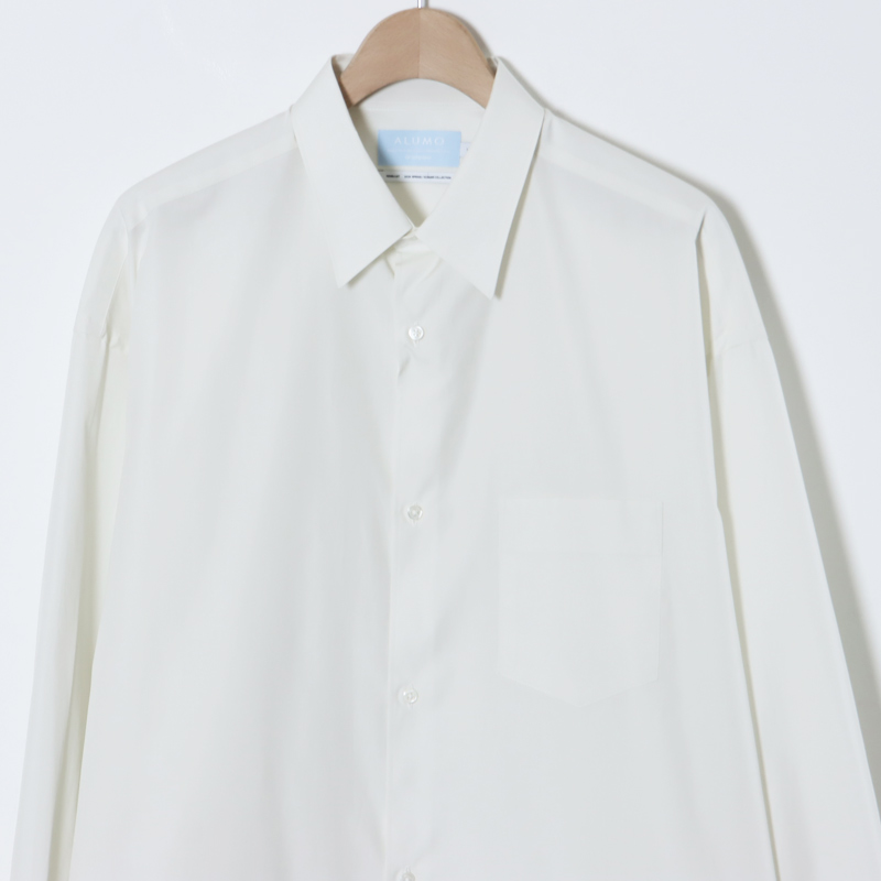 Graphpaper(����եڡ��ѡ�) ALUMO for GP L/S Oversized Regular Collar Shirt