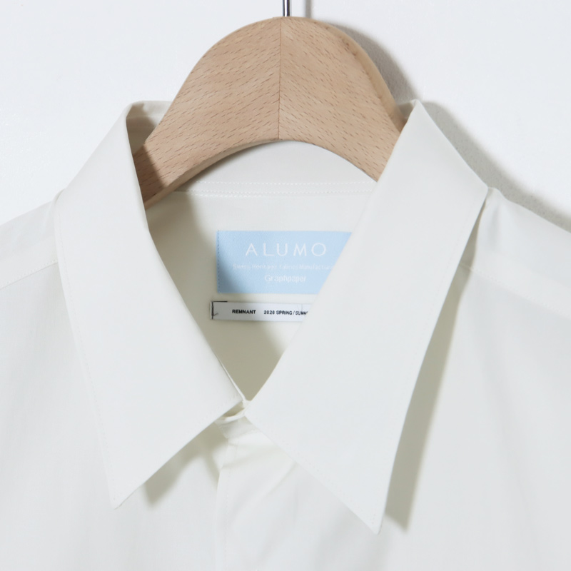 Graphpaper(����եڡ��ѡ�) ALUMO for GP L/S Oversized Regular Collar Shirt