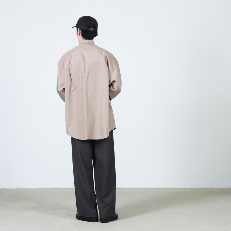 Graphpaper(����եڡ��ѡ�) ALUMO for GP L/S Oversized Regular Collar Shirt