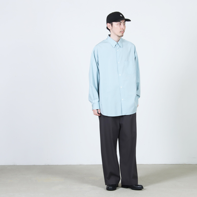 Graphpaper(����եڡ��ѡ�) ALUMO for GP L/S Oversized Regular Collar Shirt