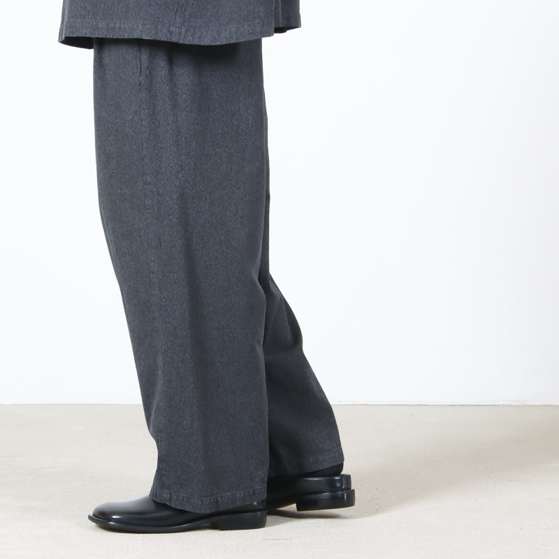 Graphpaper(����եڡ��ѡ�) Sulfur Dyed Gabardine Two Tuck Easy Pants