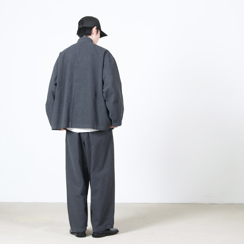 Graphpaper(����եڡ��ѡ�) Sulfur Dyed Gabardine Two Tuck Easy Pants