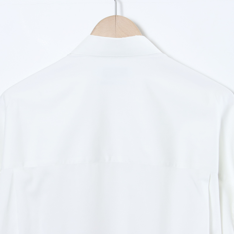 Graphpaper(����եڡ��ѡ�) Silicon Poplin Oversized Regular Collar Shirt