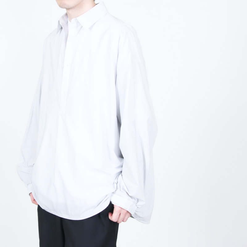 Graphpaper(����եڡ��ѡ�) Seersucker Pullover Shirt