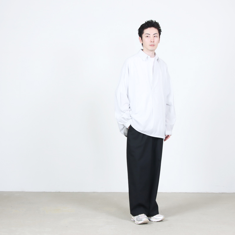 Graphpaper(����եڡ��ѡ�) Seersucker Pullover Shirt