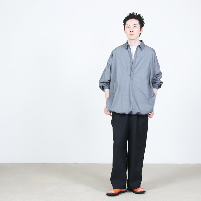 Graphpaper(����եڡ��ѡ�) Seersucker Pullover Shirt