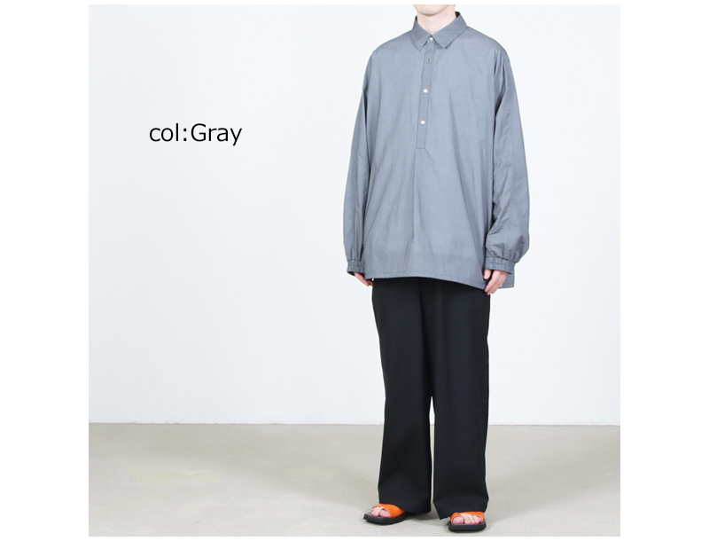 Graphpaper(����եڡ��ѡ�) Seersucker Pullover Shirt