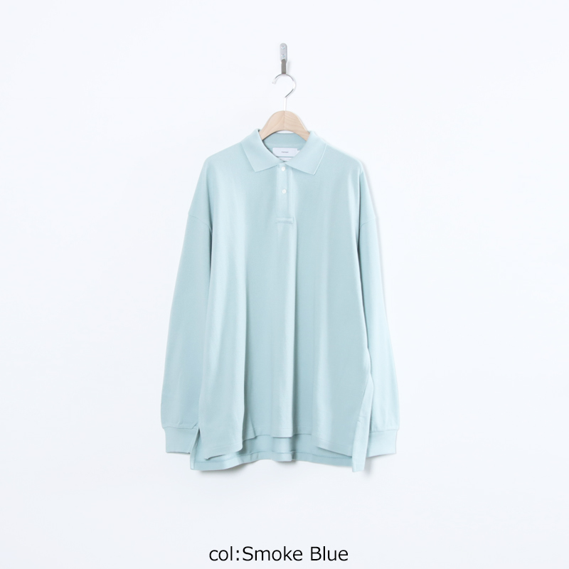 Graphpaper(����եڡ��ѡ�) Cotton Pique Jersey L/S Polo