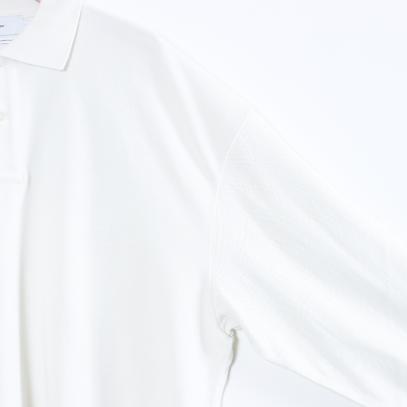 Graphpaper(����եڡ��ѡ�) Cotton Pique Jersey L/S Polo