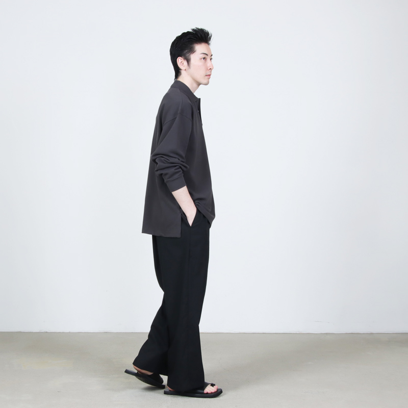 Graphpaper(����եڡ��ѡ�) Cotton Pique Jersey L/S Polo