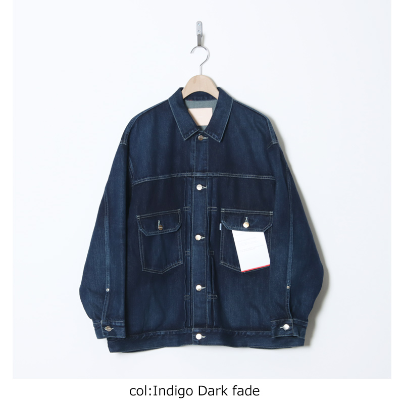 Graphpaper(����եڡ��ѡ�) Selvage Denim Jacket -DARK FADE-