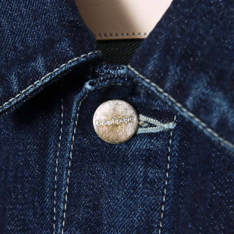 Graphpaper(����եڡ��ѡ�) Selvage Denim Jacket -DARK FADE-