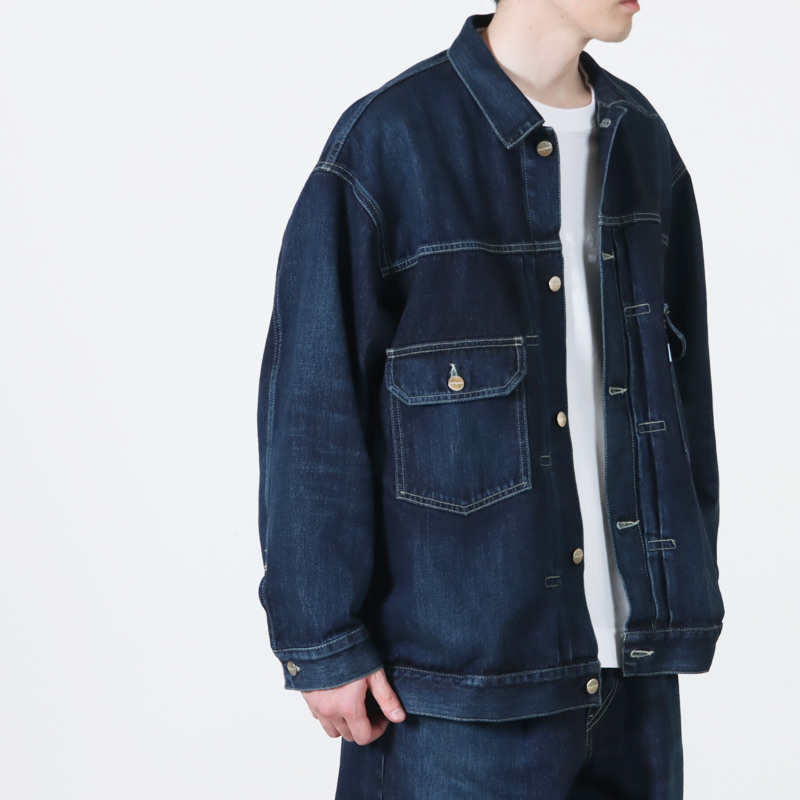 Graphpaper(����եڡ��ѡ�) Selvage Denim Jacket -DARK FADE-